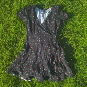 Black Wrap Dress Forever 21